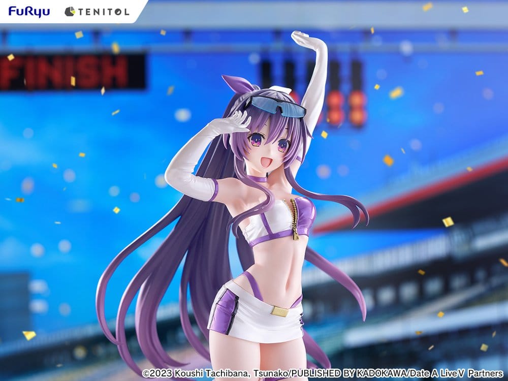 Date A Live V Tenitol Tall PVC-figur Tohka Yatogami Race Queen-version, 30 cm