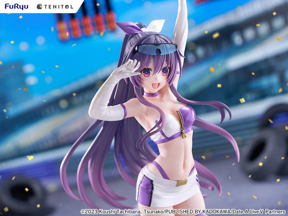 Date A Live V Tenitol Tall PVC-figur Tohka Yatogami Race Queen-version, 30 cm