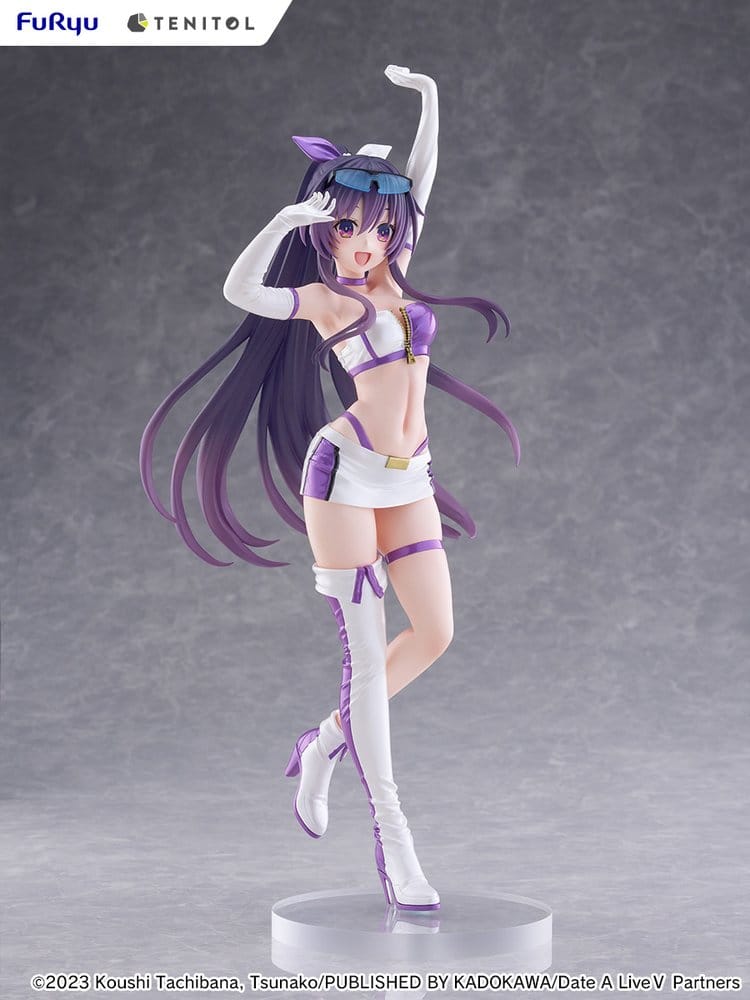 Date A Live V Tenitol Tall PVC-figur Tohka Yatogami Race Queen-version, 30 cm