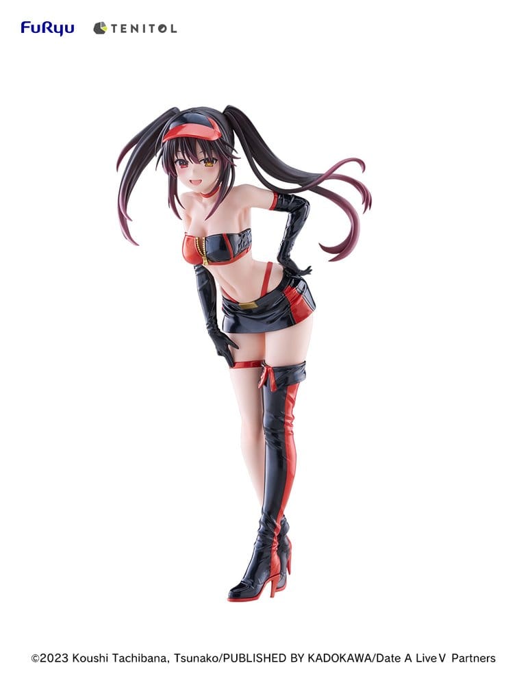 Date A Live V Tenitol Hög PVC-figur Kurumi Tokisaki Race Queen-version 29 cm