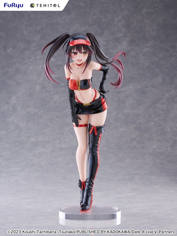 Date A Live V Tenitol Hög PVC-figur Kurumi Tokisaki Race Queen-version 29 cm