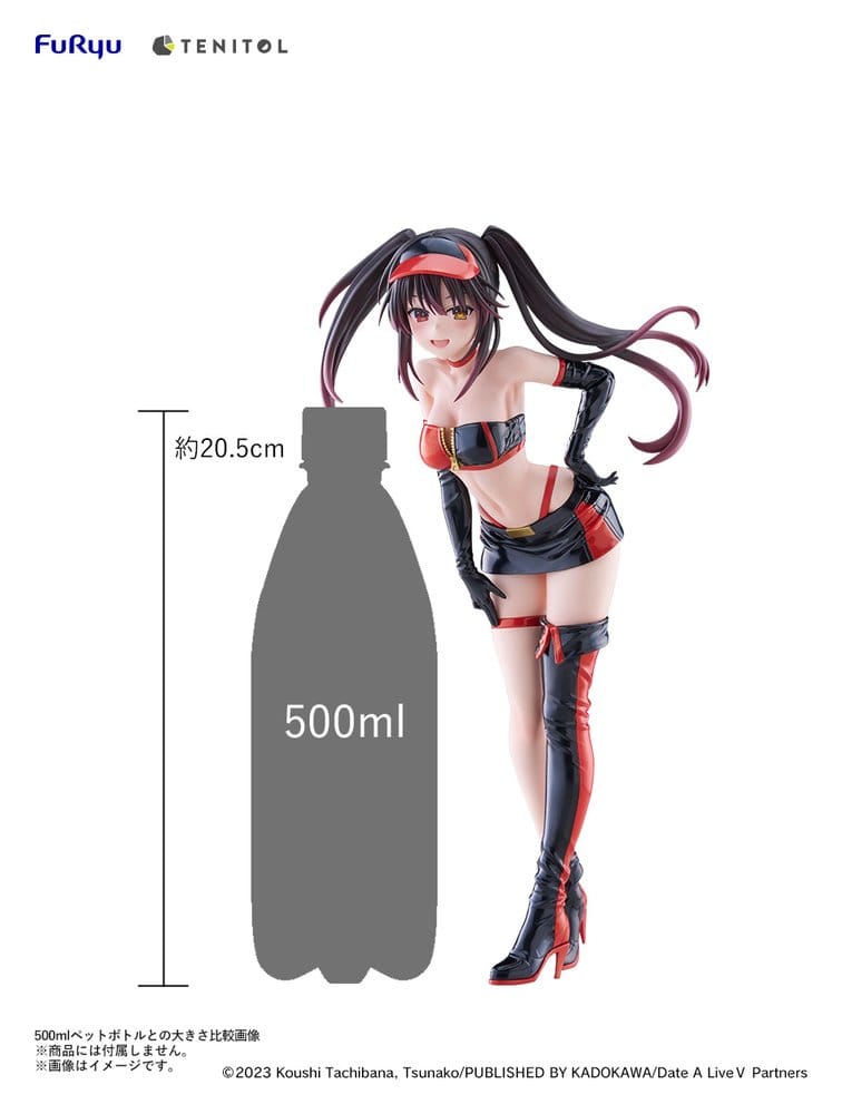Date A Live V Tenitol Hög PVC-figur Kurumi Tokisaki Race Queen-version 29 cm