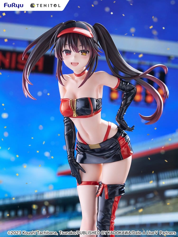 Date A Live V Tenitol Hög PVC-figur Kurumi Tokisaki Race Queen-version 29 cm