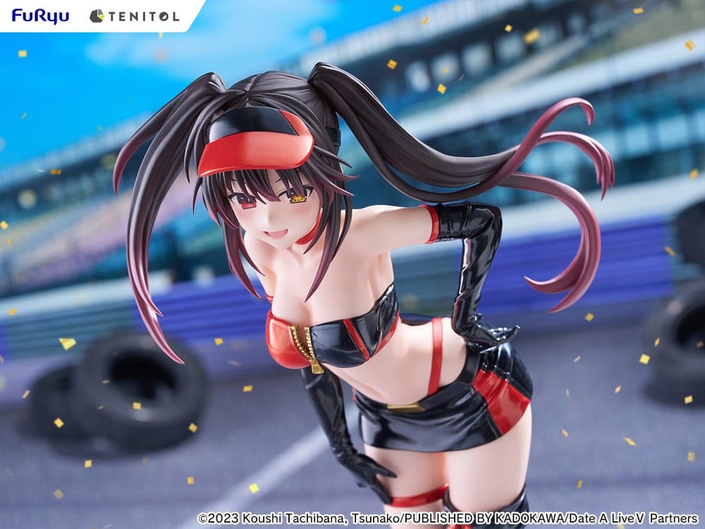 Date A Live V Tenitol Hög PVC-figur Kurumi Tokisaki Race Queen-version 29 cm
