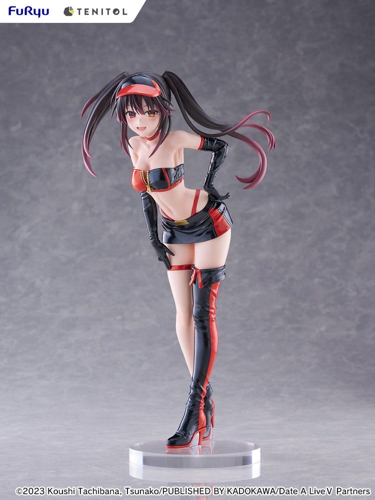 Date A Live V Tenitol Hög PVC-figur Kurumi Tokisaki Race Queen-version 29 cm