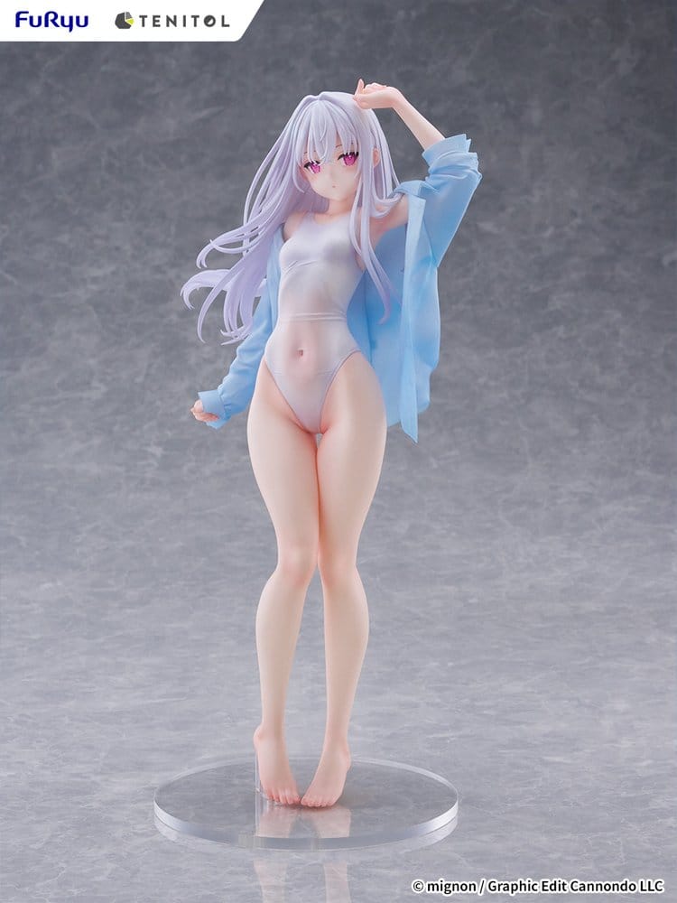 Mignon Works Tenitol Tall PVC Figure Shiro Swimsuit Ver. 30 cm