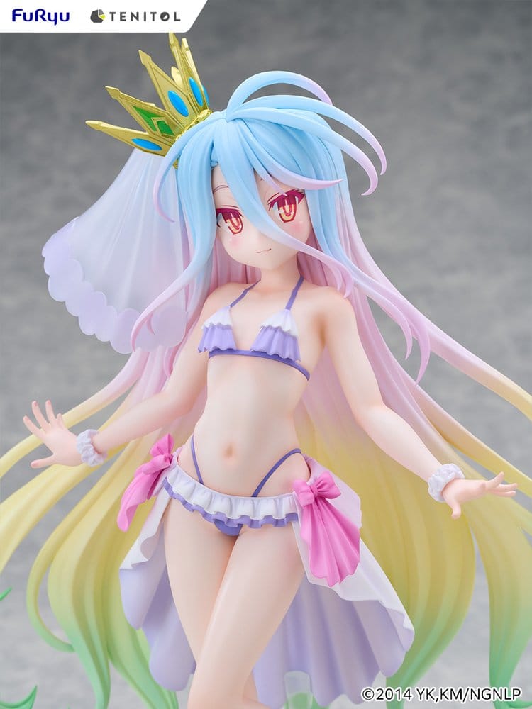 No Game No Life Tenitol Tall PVC Figure Shiro swimwear dress Ver. 29 cm