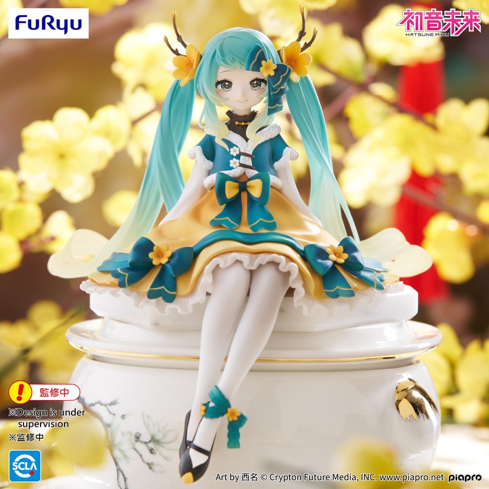 Hatsune Miku Noodle Stopper PVC Figur - Hatsune Miku 2025 Chinese New Year Ver. 14 cm Furyu