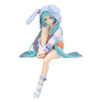 Hatsune Miku Noodle Stopper PVC Figur med Kaninöron i Blå Färg – 14 cm Furyu
