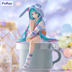 Hatsune Miku Noodle Stopper PVC Figur med Kaninöron i Blå Färg – 14 cm Furyu
