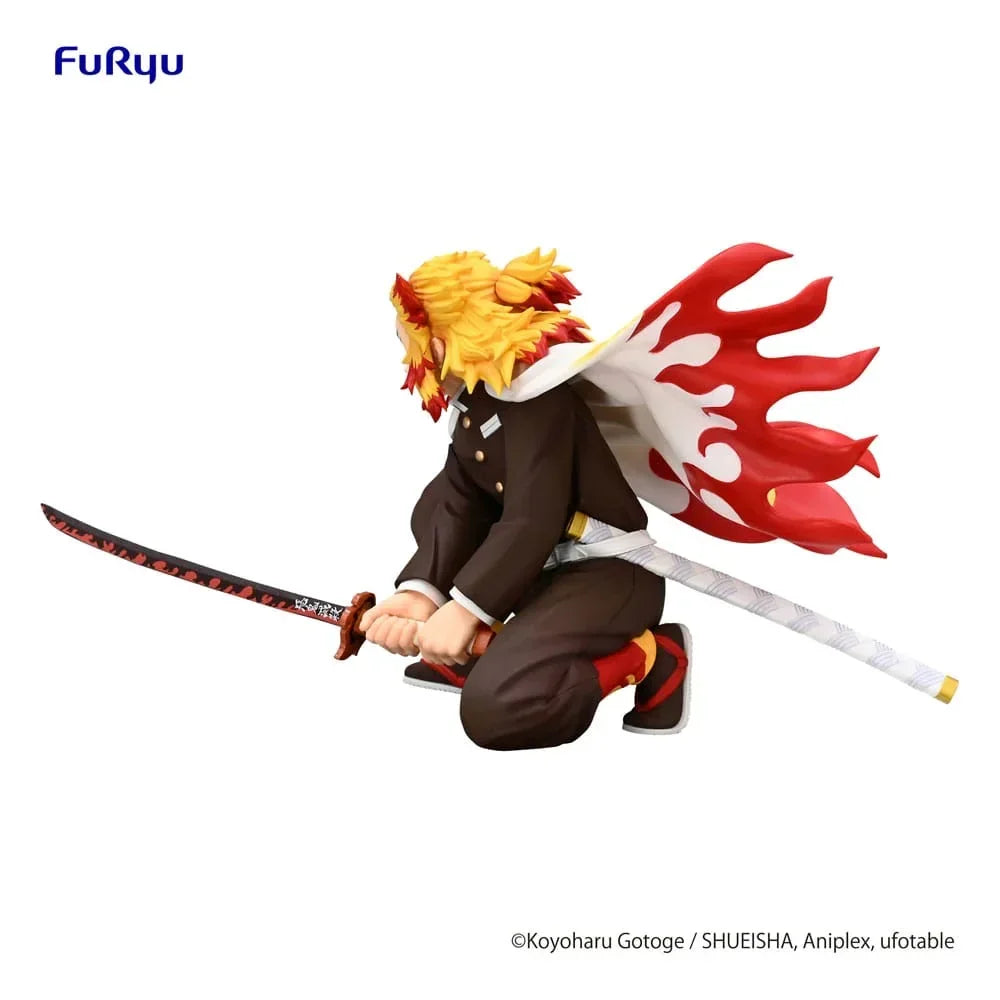 Demon Slayer: Kimetsu no Yaiba Nudestopper PVC Figur Rengoku Kyojuro Stridsversion 10 cm Furyu