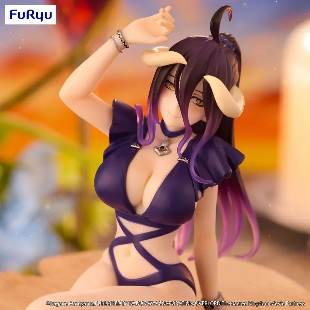 Overlord Noodle Stopper PVC Figur Albedo Swimsuit Dark Purple Color Ver. 16 cm Furyu