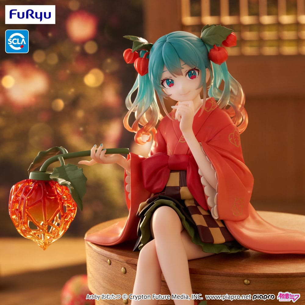 Hatsune Miku Noodle Stopper PVC Figur Blomsterfe 15 cm