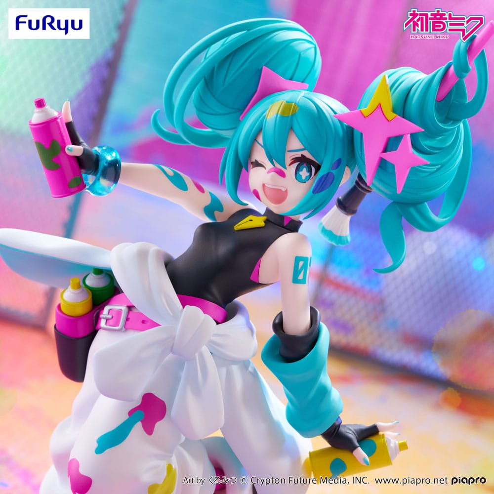 Hatsune Miku Trio-Try-iT PVC Figur Miku Paint Girl 19 cm Furyu