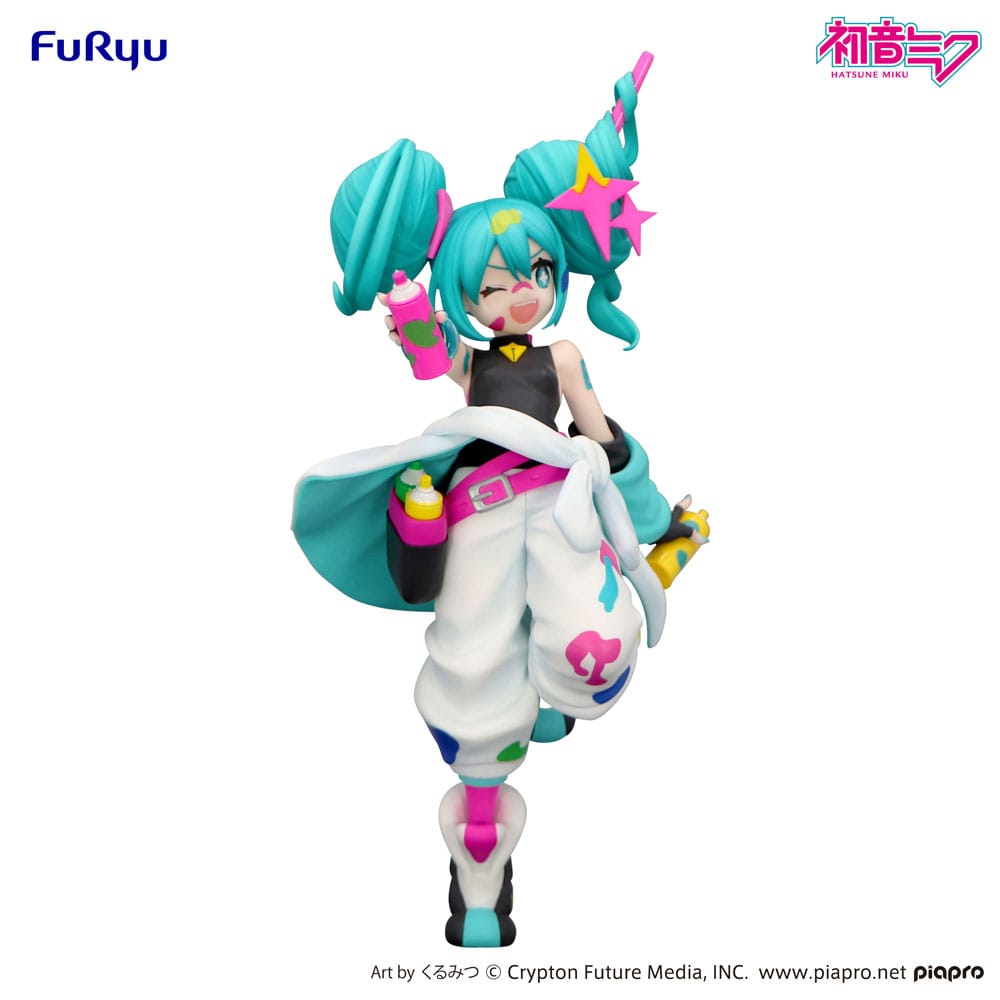 Hatsune Miku Trio-Try-iT PVC Figur Miku Paint Girl 19 cm Furyu