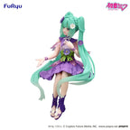Hatsune Miku Noodle Stopper PVC Figur Flower Fairy Cosmos Lila Färg Ver. 14 cm Furyu