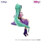 Hatsune Miku Noodle Stopper PVC Figur Flower Fairy Cosmos Lila Färg Ver. 14 cm Furyu