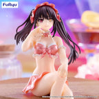 Date A Live V Noodle Stopper PVC Figur Kurumi Tokisaki i Baddräkt - Pastellröd 15 cm Furyu