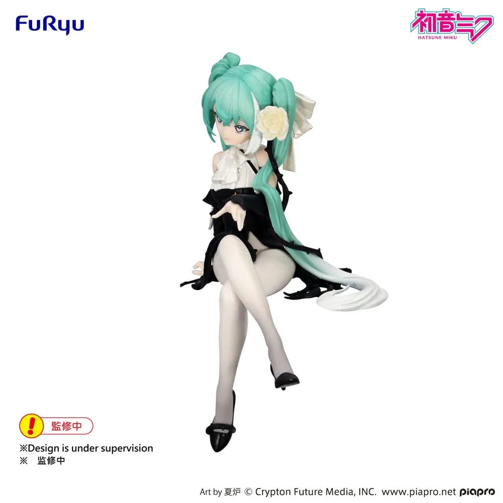 Hatsune Miku Noodle Stopper PVC Figur Flower Fairy White Rose 14 cm Furyu