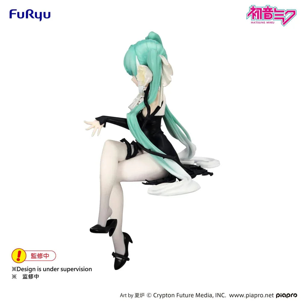 Hatsune Miku Noodle Stopper PVC Figur Flower Fairy White Rose 14 cm Furyu