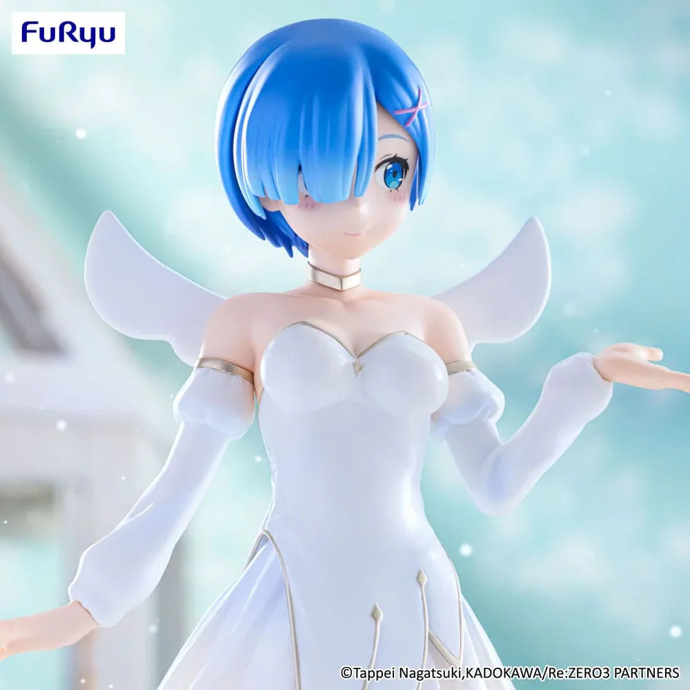 Re:Zero - Starting Life in Another World BiCute Pure PVC Figur Rem med Vingar 25 cm Furyu