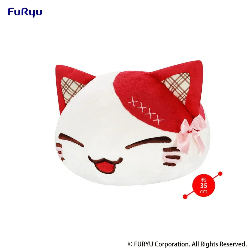 Nemuneko Cat Sweet Big gosedjur Red 35 cm Furyu