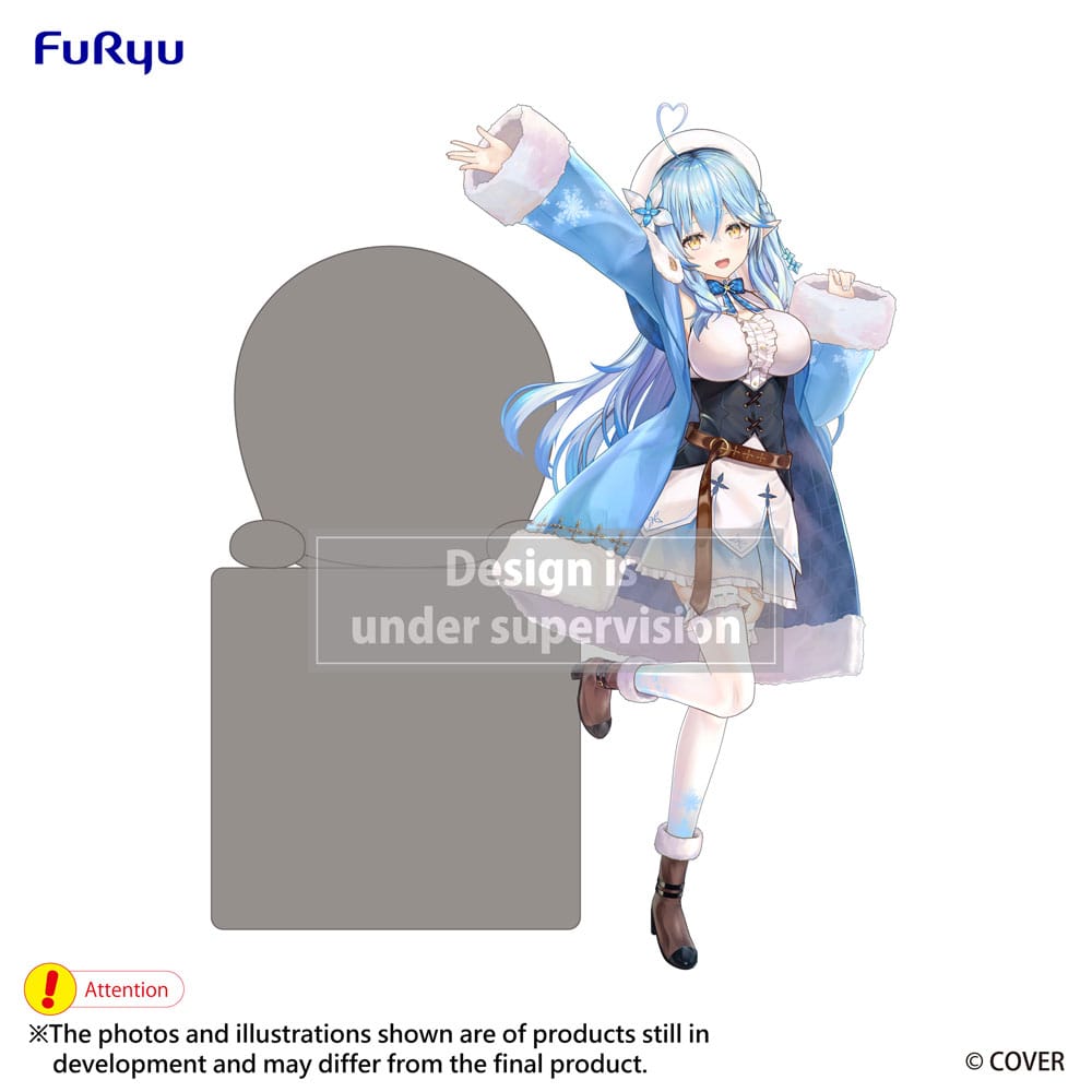 Hololive Production Hikkake PVC Figur Yukihana Lamy 10 cm Furyu