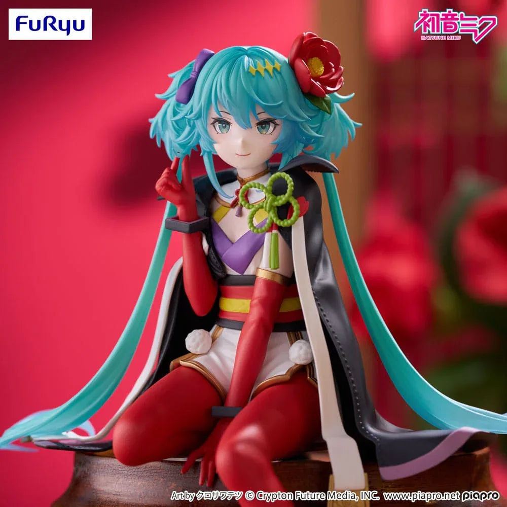 Hatsune Miku Noodle Stopper PVC Figur Flower Fairy Camellia 15 cm Furyu