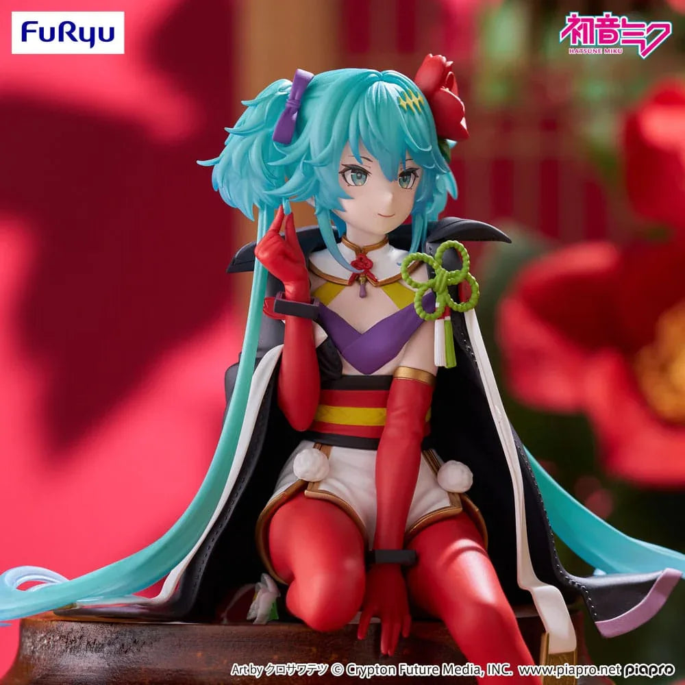 Hatsune Miku Noodle Stopper PVC Figur Flower Fairy Camellia 15 cm Furyu