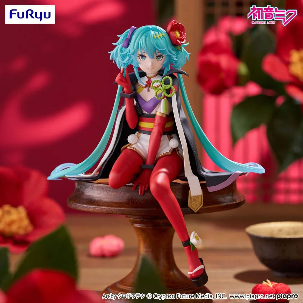 Hatsune Miku Noodle Stopper PVC Figur Flower Fairy Camellia 15 cm Furyu