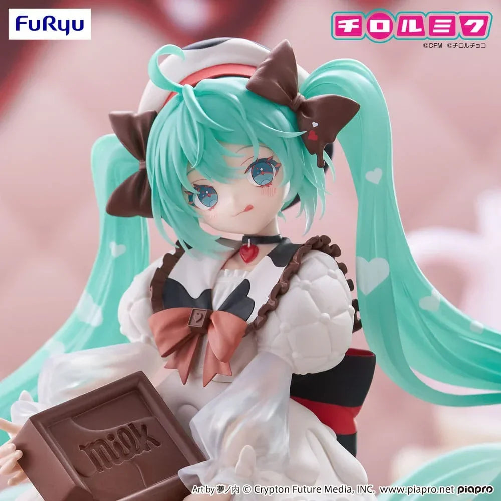 Hatsune Miku x Tirol Choco Trio-Try-iT PVC Figur Hatsune Miku Milk Ver. 18 cm Furyu
