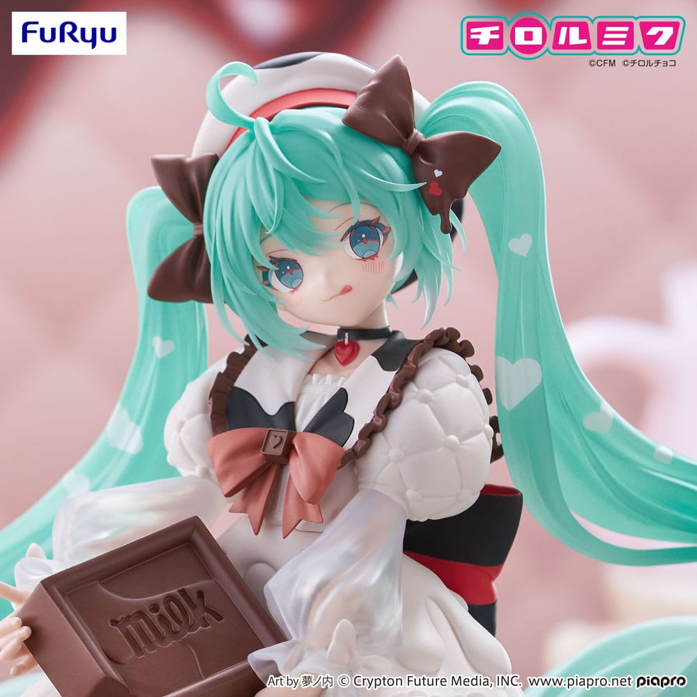 Hatsune Miku x Tirol Choco Trio-Try-iT PVC Figur Hatsune Miku Milk Ver. 18 cm Furyu