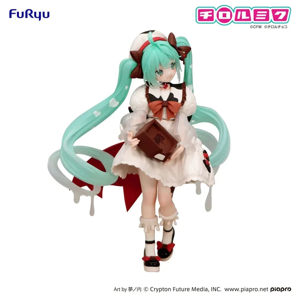 Hatsune Miku x Tirol Choco Trio-Try-iT PVC Figur Hatsune Miku Milk Ver. 18 cm Furyu