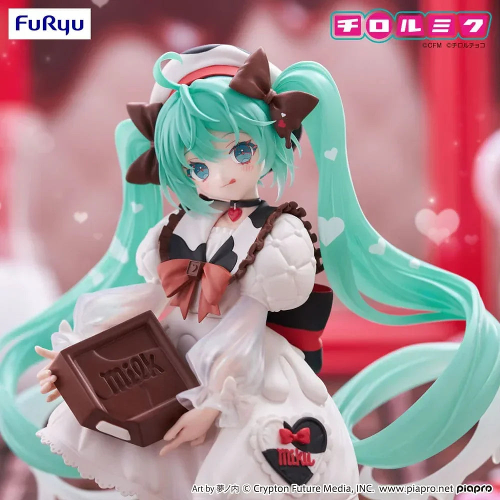 Hatsune Miku x Tirol Choco Trio-Try-iT PVC Figur Hatsune Miku Milk Ver. 18 cm Furyu