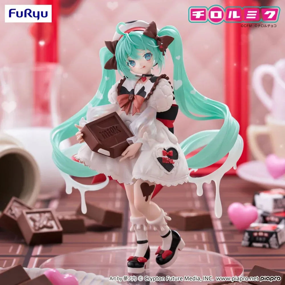 Hatsune Miku x Tirol Choco Trio-Try-iT PVC Figur Hatsune Miku Milk Ver. 18 cm Furyu