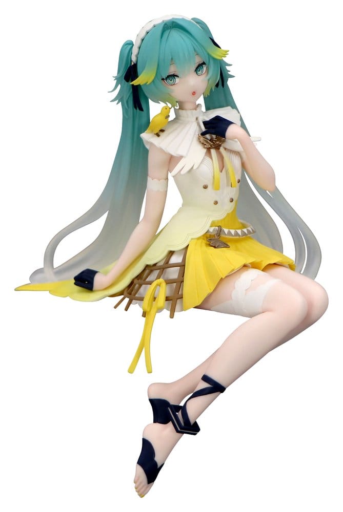 Hatsune Miku Nudelstoppare PVC-figur med kanariefågel Heo exklusiv 14 cm