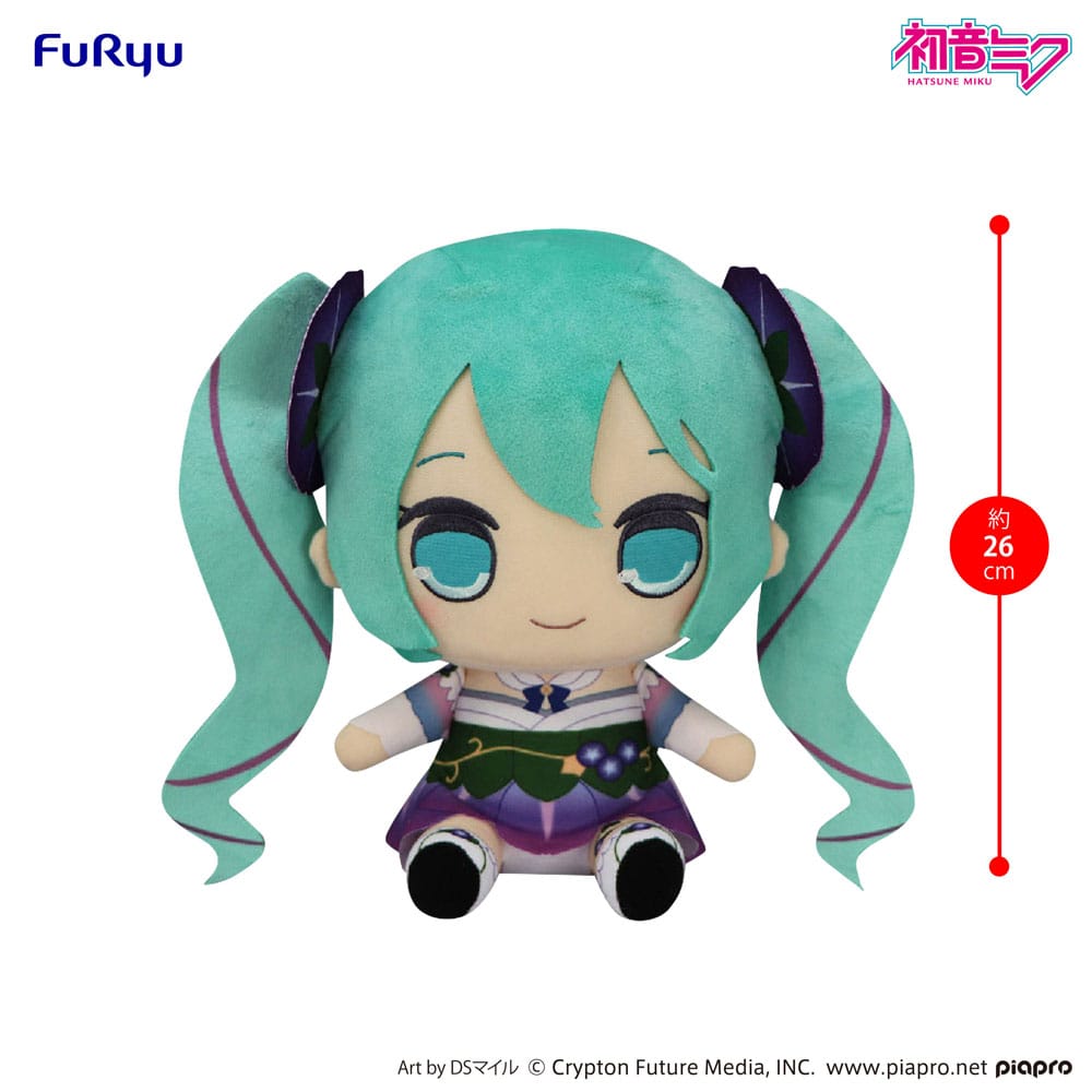 Hatsune Miku Kyurumaru Big gosedjur Morning Glory 26 cm Furyu
