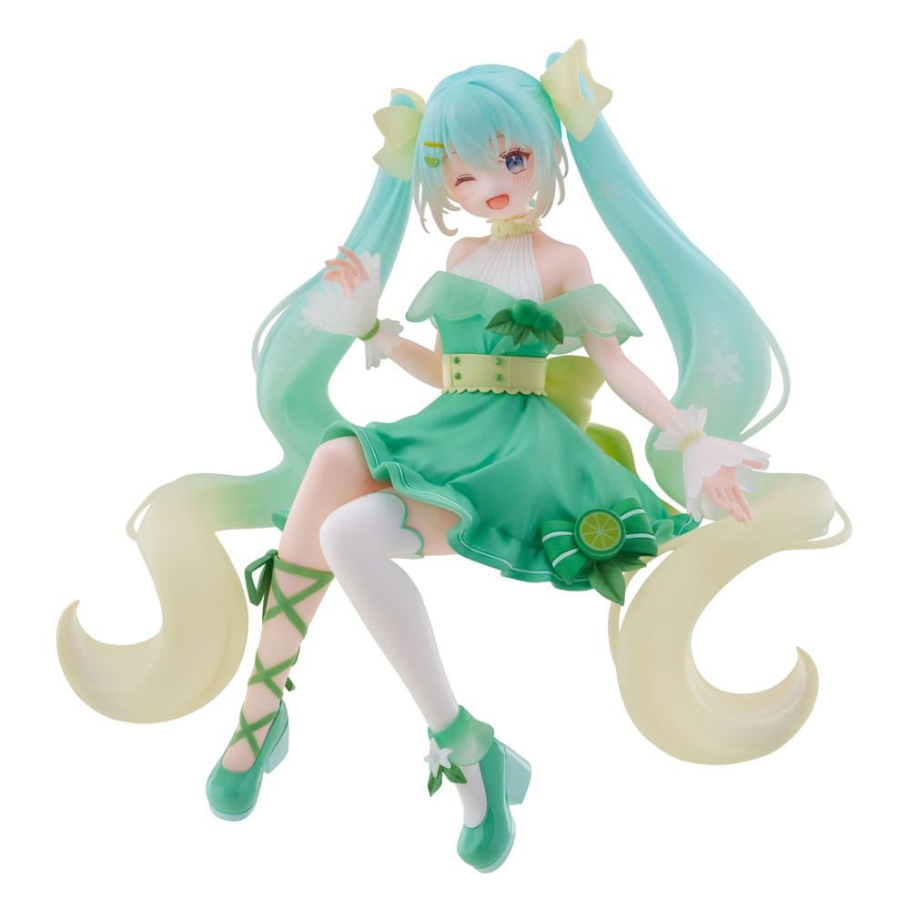 Hatsune Miku Noodle Stopper PVC Figur - Hatsune Miku Lime Ver. 14 cm Furyu