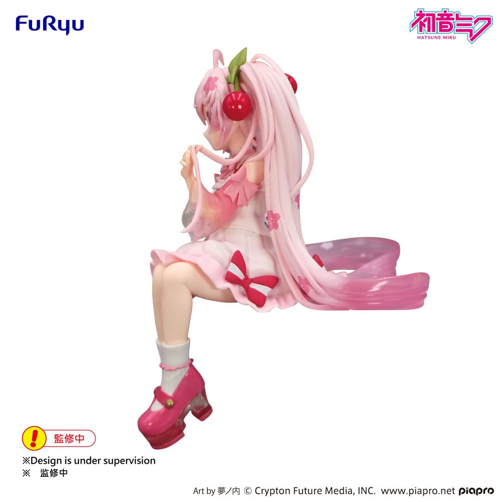 Hatsune Miku Noodle Stopper PVC Figur Sakura Miku 2025 Wink Ver. 14 cm Furyu