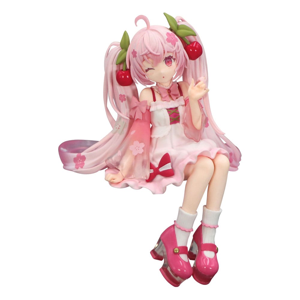 Hatsune Miku Noodle Stopper PVC Figur Sakura Miku 2025 Wink Ver. 14 cm Furyu