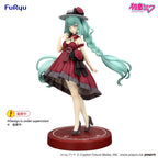 Hatsune Miku Trio-Try-iT PVC Figur - Outing Dress Röd Färg 19 cm Furyu