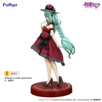 Hatsune Miku Trio-Try-iT PVC Figur - Outing Dress Röd Färg 19 cm Furyu