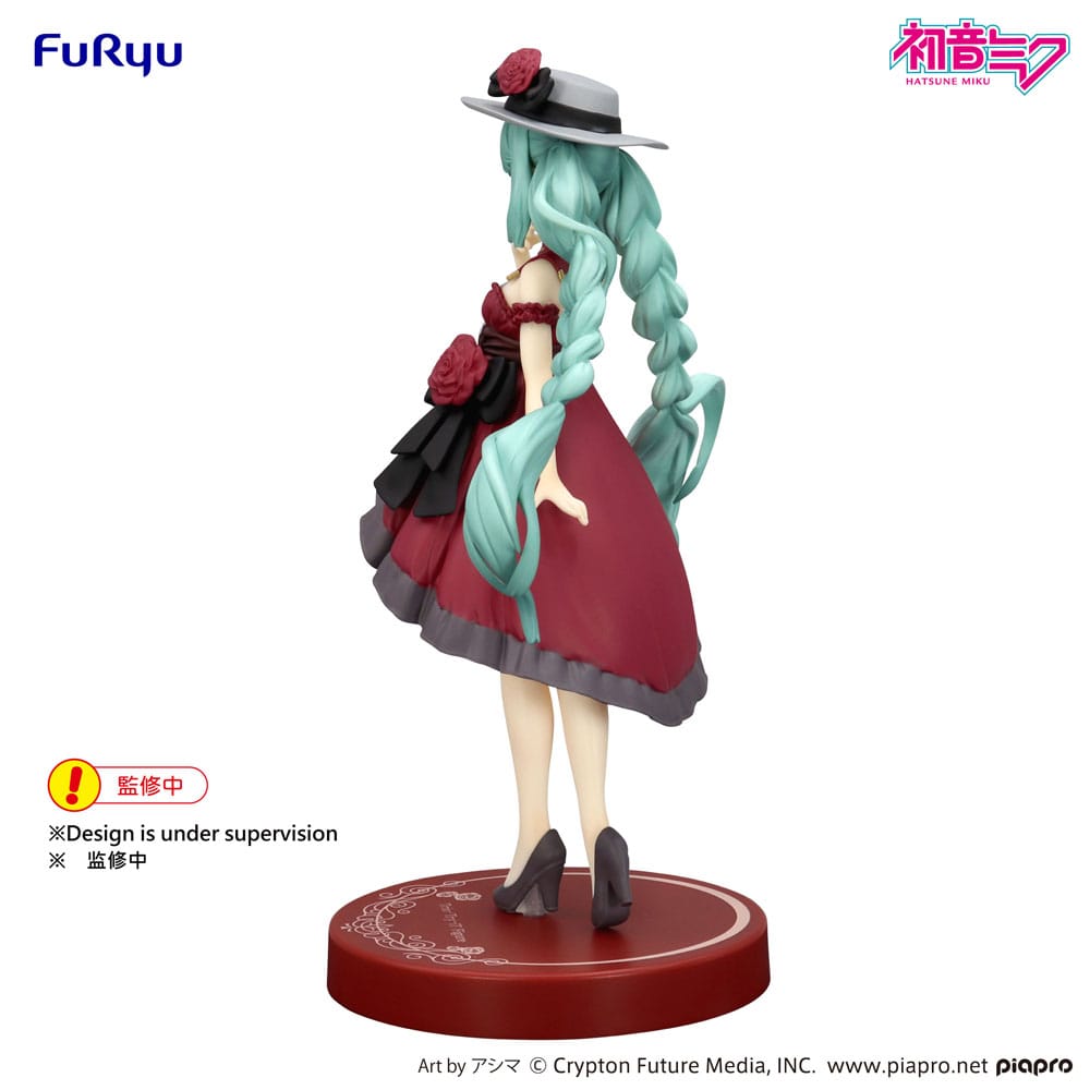 Hatsune Miku Trio-Try-iT PVC Figur - Outing Dress Röd Färg 19 cm Furyu