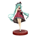 Hatsune Miku Trio-Try-iT PVC Figur - Outing Dress Röd Färg 19 cm Furyu