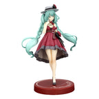 Hatsune Miku Trio-Try-iT PVC Figur - Outing Dress Röd Färg 19 cm Furyu