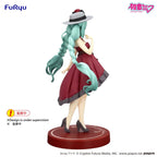 Hatsune Miku Trio-Try-iT PVC Figur - Outing Dress Röd Färg 19 cm Furyu