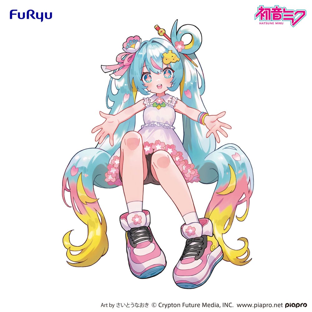 Hatsune Miku Noodle Stopper PVC Figur - 10-årsjubileum 14 cm Furyu