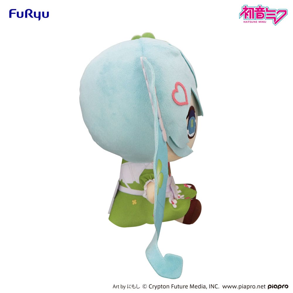 Hatsune Miku Kyurumaru Big gosedjur Clover 26 cm Furyu