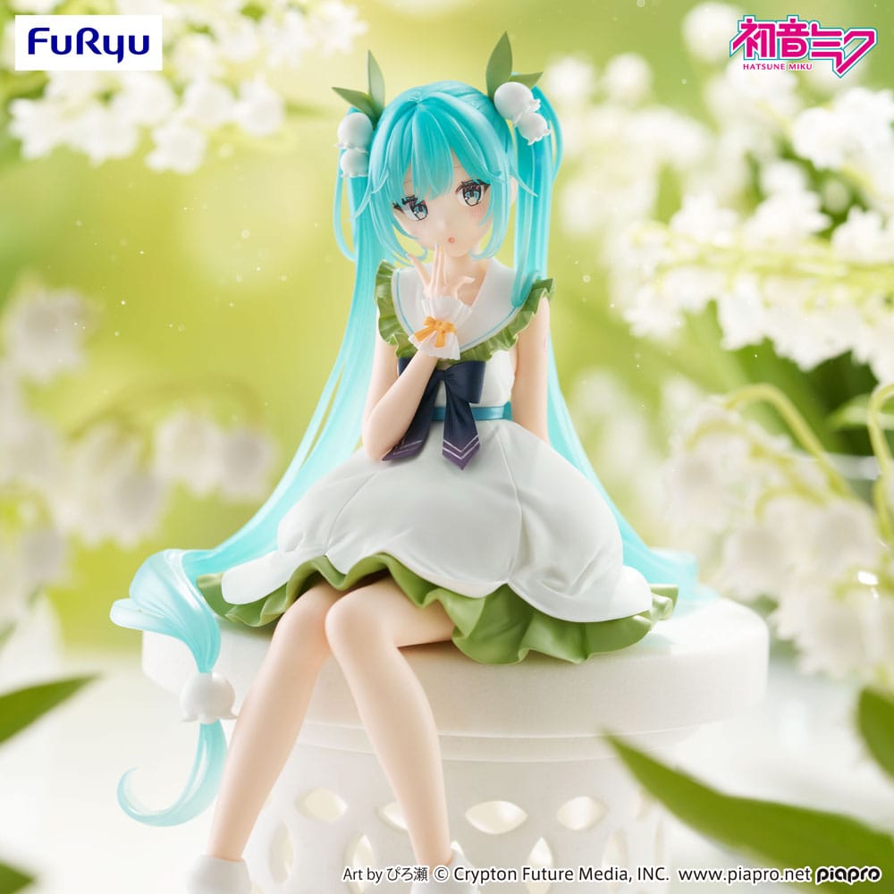 Hatsune Miku Noodle Stopper PVC Figur Flower Fairy Lily of the Valley 14 cm Furyu