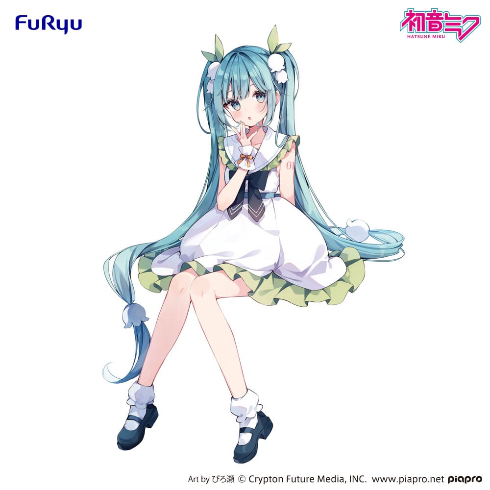 Hatsune Miku Noodle Stopper PVC Figur Flower Fairy Lily of the Valley 14 cm Furyu